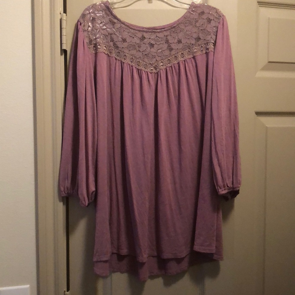 Light purple blouse
